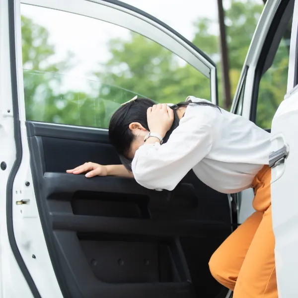 事故に遭った際のフローチャート イメージ