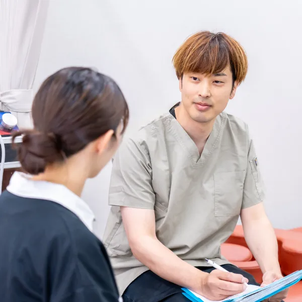 産後骨盤矯正のフローチャート イメージ